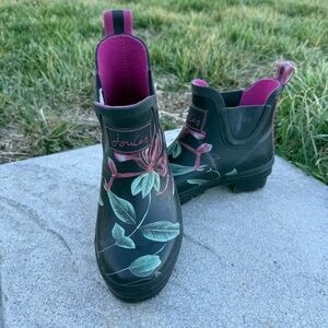 JOULES WELLIBOB "FLORAL"rain boots size 5 us, 3 uk, Europe 36 BT14